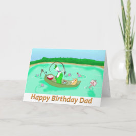 Tarjeta papá del feliz cumpleaños