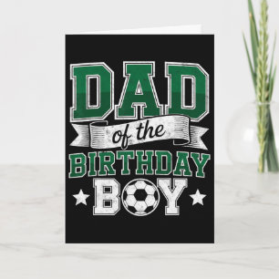 Tarjeta Papá Del Niño Cumpleañero Portero De Fútbol Cumple
