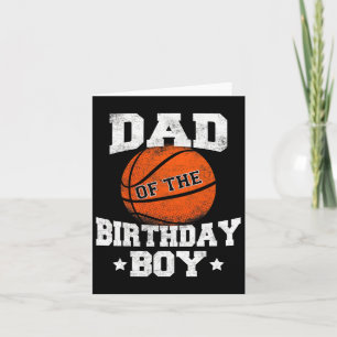 Tarjeta Papá Del Niño De Cumpleaños Padre De Bysketbyll Pa