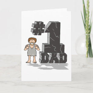 Tarjeta Papá del número 1