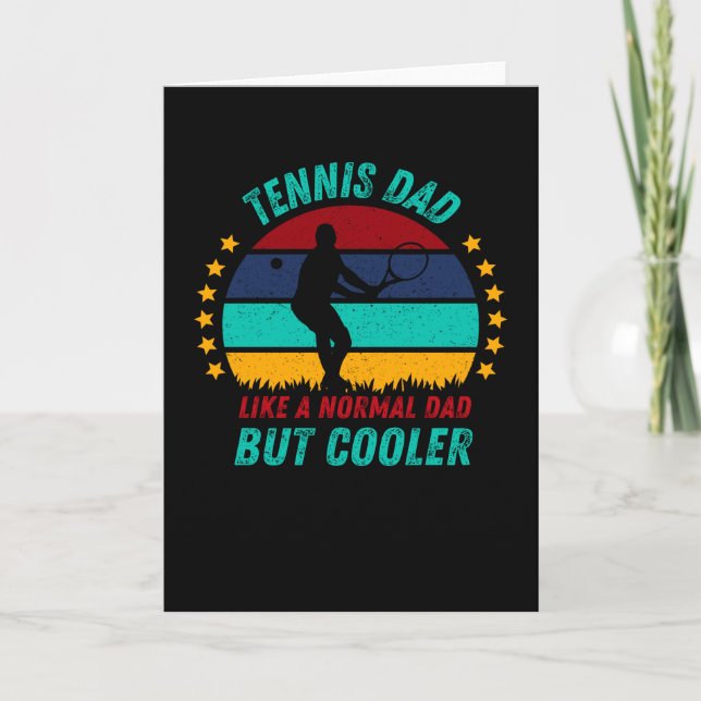 Tarjeta Papa del tenis - Regalo del Día del Padres de Guay (Anverso)