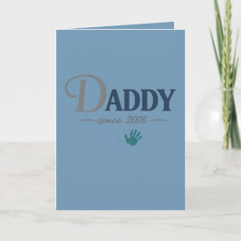 Tarjeta Papá desde 2026 Regalo del Día del Padre para nuev
