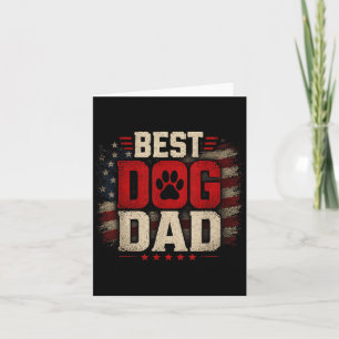 Tarjeta Papá Divertido Día del Padre Perro Papá