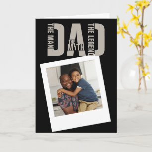 Tarjeta Papá El Hombre El Mito La Leyenda