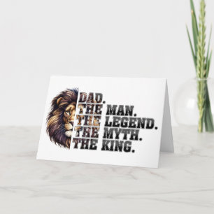 Tarjeta Papá - El Rey, La Leyenda, El Mito