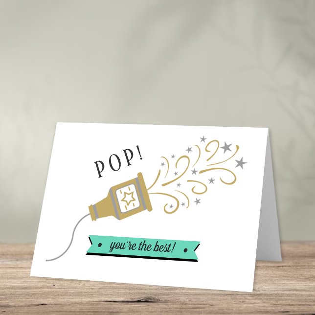 Tarjeta Papá, eres el mejor! Día del Padre de Whimsy Poppe (Subido por el creador)