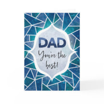 Papá, eres el mejor feliz día del padre azul