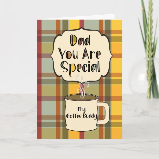 Tarjeta Papá eres especial (Anverso)