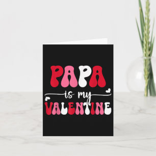 Tarjeta Papá es mi familia Día de San Valentín divertida d
