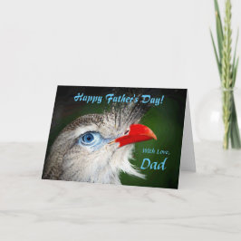Tarjeta Papá / Feliz Día del Padre - Pájaro pintado