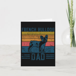 Tarjeta Papa Frenchie - Viejo Papá Bulldog Francés 