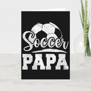 Tarjeta Papa Fútbol Jugador de Fútbol Día del Juego Día de
