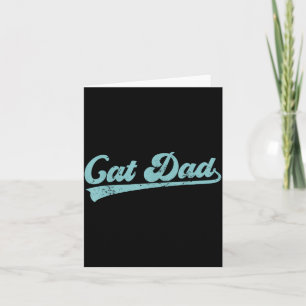 Tarjeta Papá Gato Papá Divertido Día del Padre Divertido P