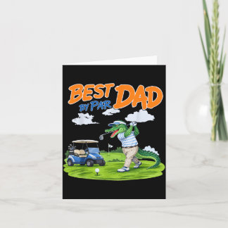 Tarjeta Papa Golf Gator Cocodrilo Papa