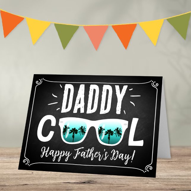 Tarjeta Papá Guay Gafas de sol de moda Feliz Día del Padre (Subido por el creador)