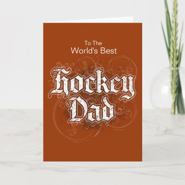 Tarjeta Papá hockey (Anverso)