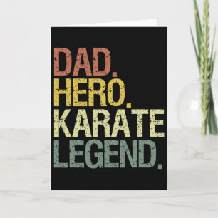 Tarjeta Papá Karate 