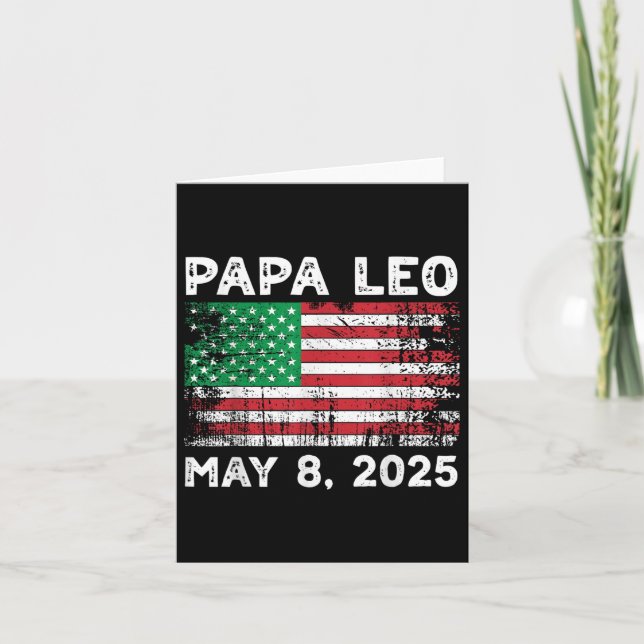 Tarjeta Papa Leo (Anverso)