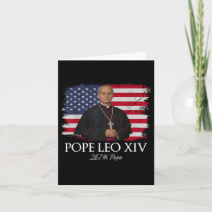 Tarjeta Papa León Xiv Robert Francis Prevost Primer Estado