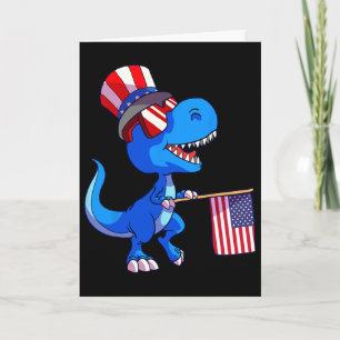 Tarjeta Papá luchador bandera americana 4 de julio Día del
