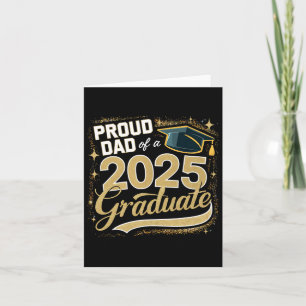Tarjeta Papá Mayor De 2025 Orgulloso Padre De Un Graduado