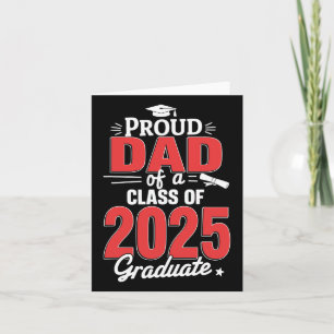 Tarjeta Papá Mayor De 2025 Orgulloso Padre De Un Graduado