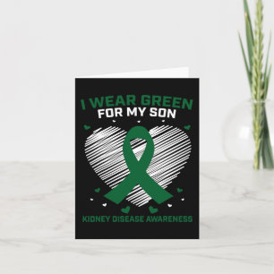 Tarjeta Papá, Me Pongo Verde Para Mi Hijo Enfermedad Renal