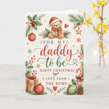Papá Navidad Futuro Papá Oso de Acuarela