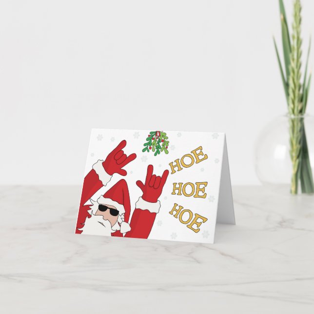 Tarjeta Papá Noel (Anverso)