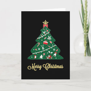 Tarjeta Papá Noel Geek Navidad Divertido Regalo Idea de Am