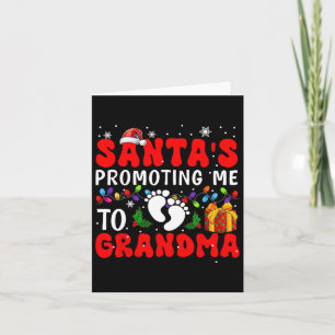 Tarjeta Papá Noel me promociona a la abuela que la familia