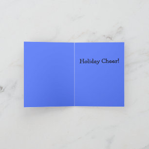 Tarjeta Papá Noel vestido como Santa Claus