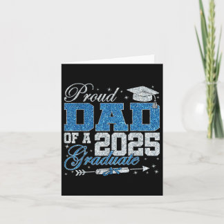 Tarjeta Papá Orgulloso Divertido De Un Graduado 2025 Famil