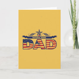 Tarjeta Papá, Padre, Un Padre Natural Nacido