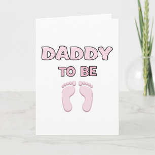 Tarjeta Papá para ser (Chica)