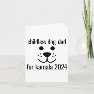 Tarjeta Papá Perro Para Kamala Harris 2024