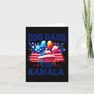 Tarjeta Papá perro por Kamala come a los perros Trump D