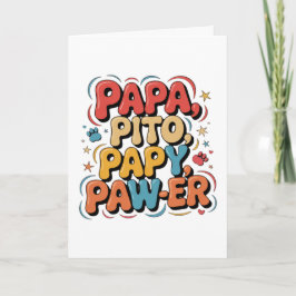 Tarjeta Papa Pito Pappy Pawer