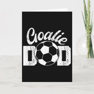 Tarjeta Papá Portero de Fútbol Orgulloso Padre De Un Porte