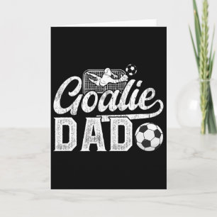 Tarjeta Papá portero de fútbol padre de un papá portero de