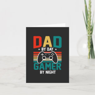 Tarjeta Papá que es un jugador; videojuegos; regalo para p