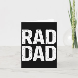 Tarjeta Papá Radical Clic Distressed Minimalista Día del P