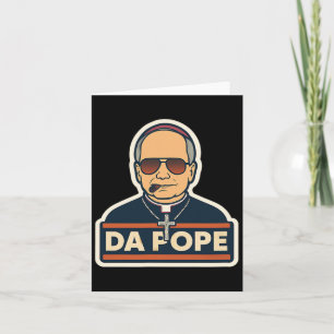 Tarjeta Papa Robert Prevost - Papa Leo Xiv