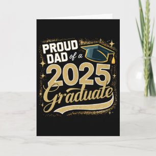 Tarjeta Papá Senior 2025 Orgulloso Papá De Un Graduado De