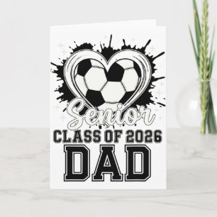 Tarjeta Papa Senior Cl De 2026 Fútbol Drip Melt Graduación