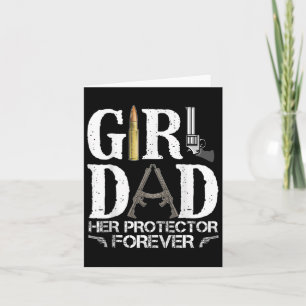 Tarjeta Papá Su Protector Para Siempre Papi Funny Día De L