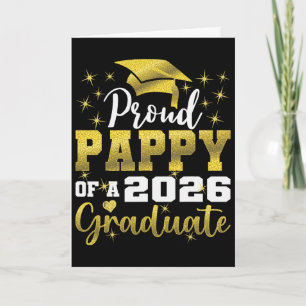 Tarjeta Papa Súper Orgulloso de la Graduada de 2026 Senior