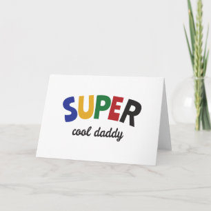 Tarjeta Papá superfresco
