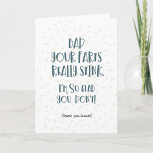 Tarjeta ¡Papá, Tus Faros Apestan!