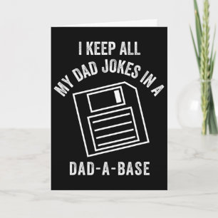 Tarjeta Papá Vintage Bromas Divertidas Día del Padre Sarca